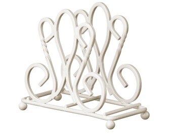 Decorative Silver Napkin Holder