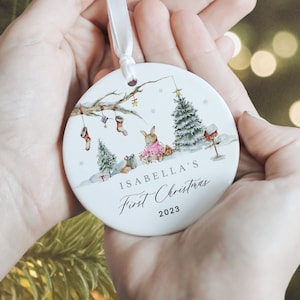 Personalised Baby s 1st Christmas Ornament Baby s First Christmas