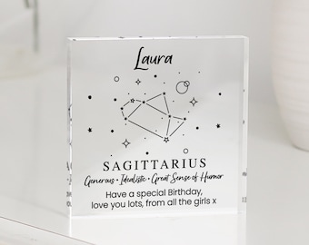 Sagittarius Birthday Gift, Sagittarius Gift, Star Sign Horoscope Gift, Zodiac Gifts, November Birthday, December Birthday, Birthday Gift Her