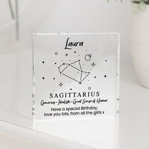 Sagittarius Birthday Gift, Sagittarius Gift, Star Sign Horoscope Gift, Zodiac Gifts, November Birthday, December Birthday, Birthday Gift Her