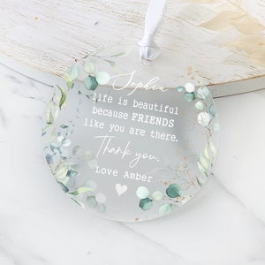 Personalised Special Friend Gift, Frosted Acrylic, Friendship Keepsake Gift, Best Friend Gift, Thank you Gifts, Gift for Friends