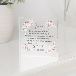 Personalised Mother of the Groom Gift, Gift for Mum of Groom, Bride to Groom Gift, Gifts From The Bride, Wedding Gifts, Mum of Groom Gifts