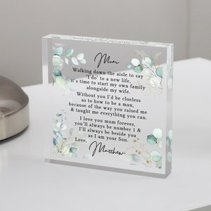 Mother of the Groom Gift, Son to Mum Gift, Gifts From Son, Gifts From The Groom, Wedding Gifts, Mum of Groom Gifts