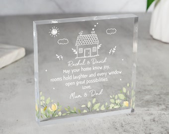 Personalised New Home Gift, First Home Gifts, New House Gift, Gift for New Homeowners, New Home Ornament, First Home Frame, Gift for Couples