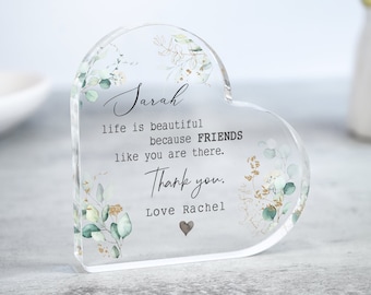 Personalised Best Friend Gift, Friendship Keepsake Gift, Gifts for Special Friends, Thank You Gifts, Friendship Ornament, Gifts for Friends