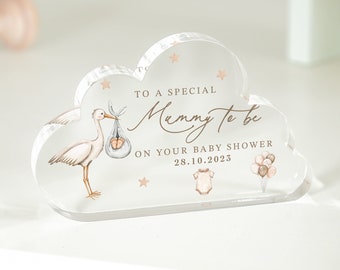 Personalised Baby Shower Gift, Baby Announcement Plaque, New Baby Keepsake Gift, New Mummy To Be Gift, Pregnancy Gift, Congratulations Gift