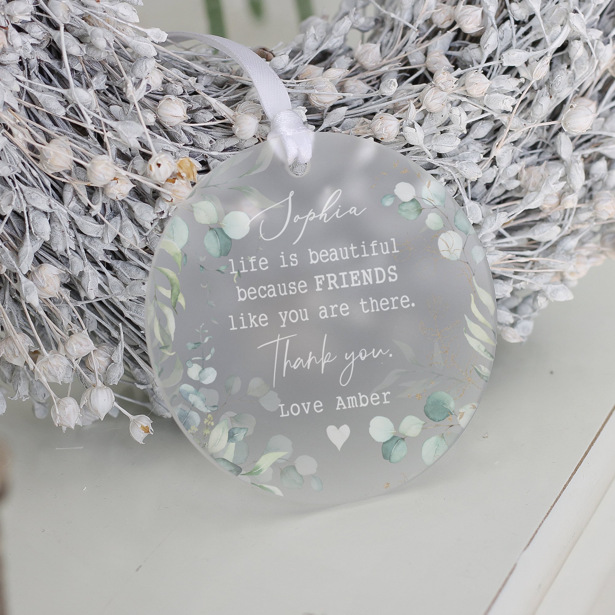 Personalised Special Friend Gift Frosted Acrylic Friendship - Etsy UK