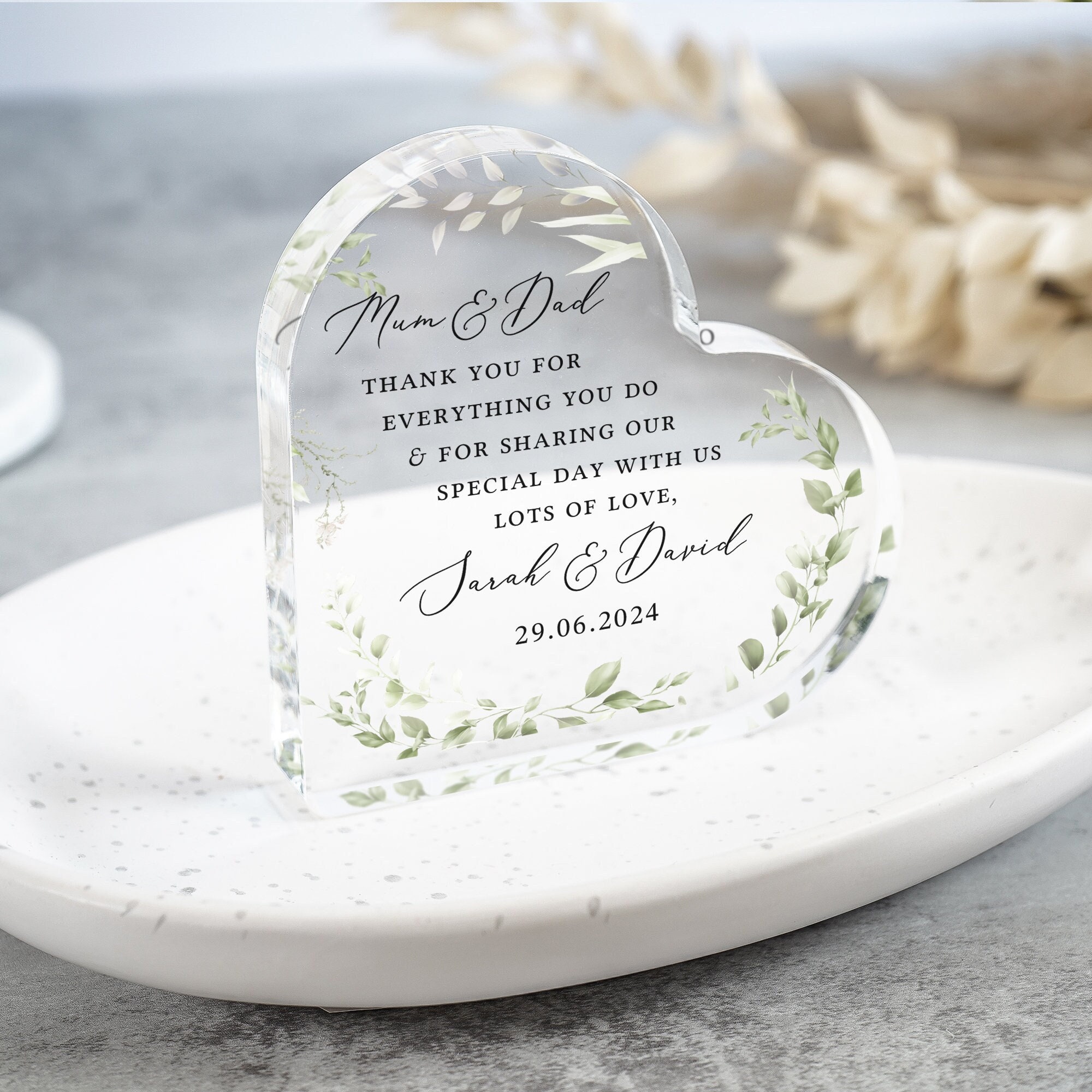 Daughter Gifts From Mom & Dad - Wooden Decorative Sign For Daughter's Birthday, Christmas, Or Desk Decor, Sentimental Home Decor
