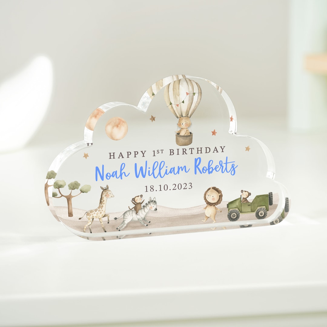 Personalised 1st Birthday Gift, Baby Plaque, First Birthday Keepsake