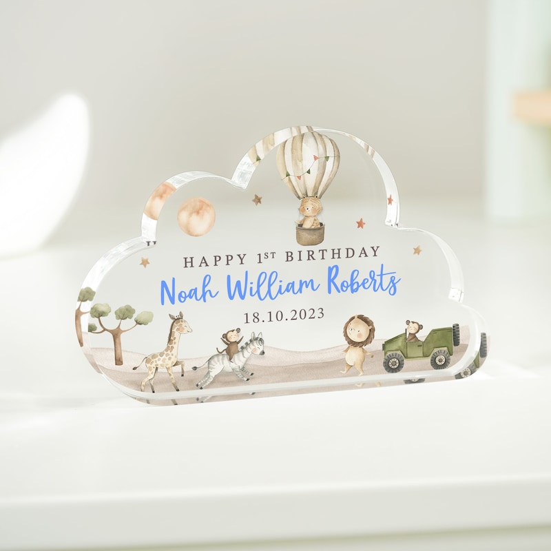 🎁Buy 2 FREE SHIPPING🎁|Personalised 1st Birthday Gift, Baby Plaque, First Birthday Keepsake Gift, Gift for New Baby, Baby Birthday Gift, Baby Nursery Bedroom Gifts