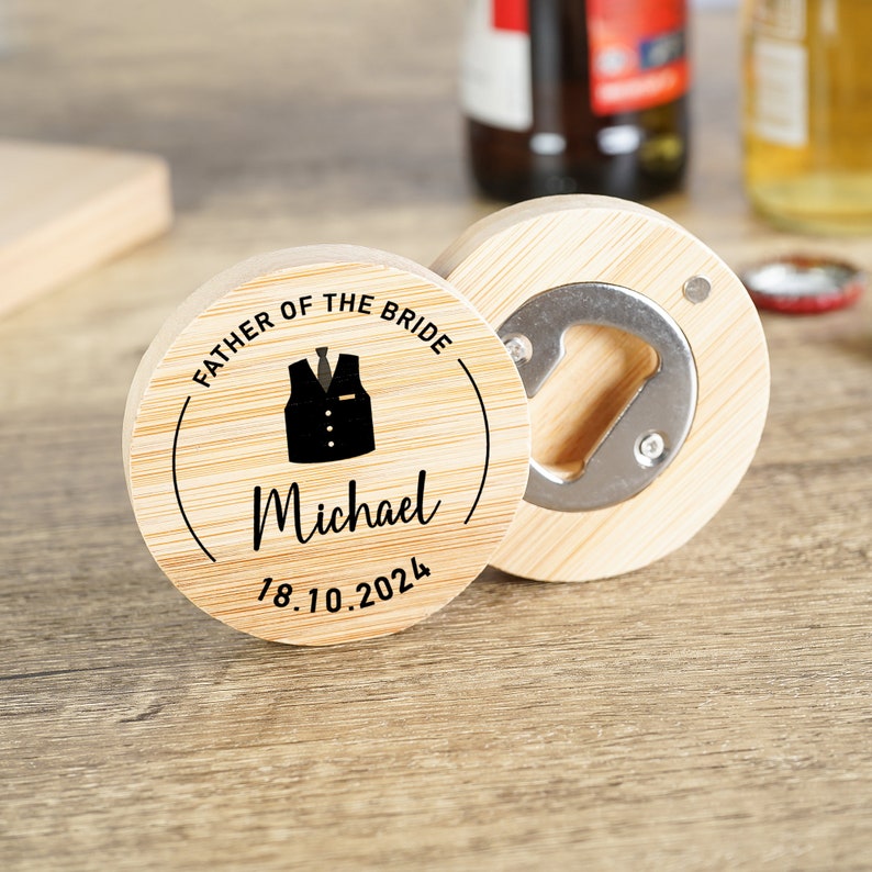 Personalised Groomsman Bottle Opener, Groomsman Best Man Bottle Opener, Groomsman Usher Gifts, Best Man Beer Gifts, Wedding Thank You Gifts image 4