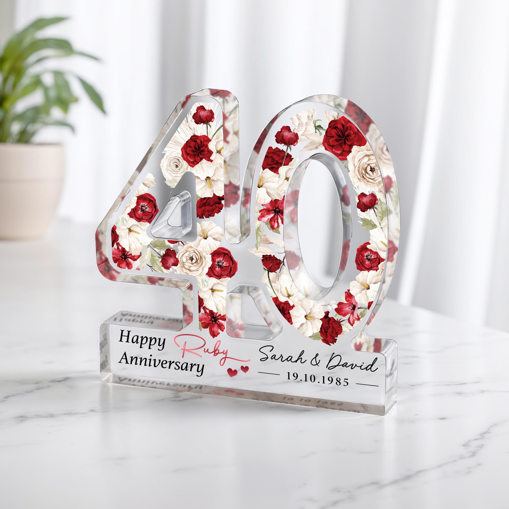40th Wedding Anniversary Gift – 1985 Australian Penny In Capsule, Ruby Anniversary Keepsake