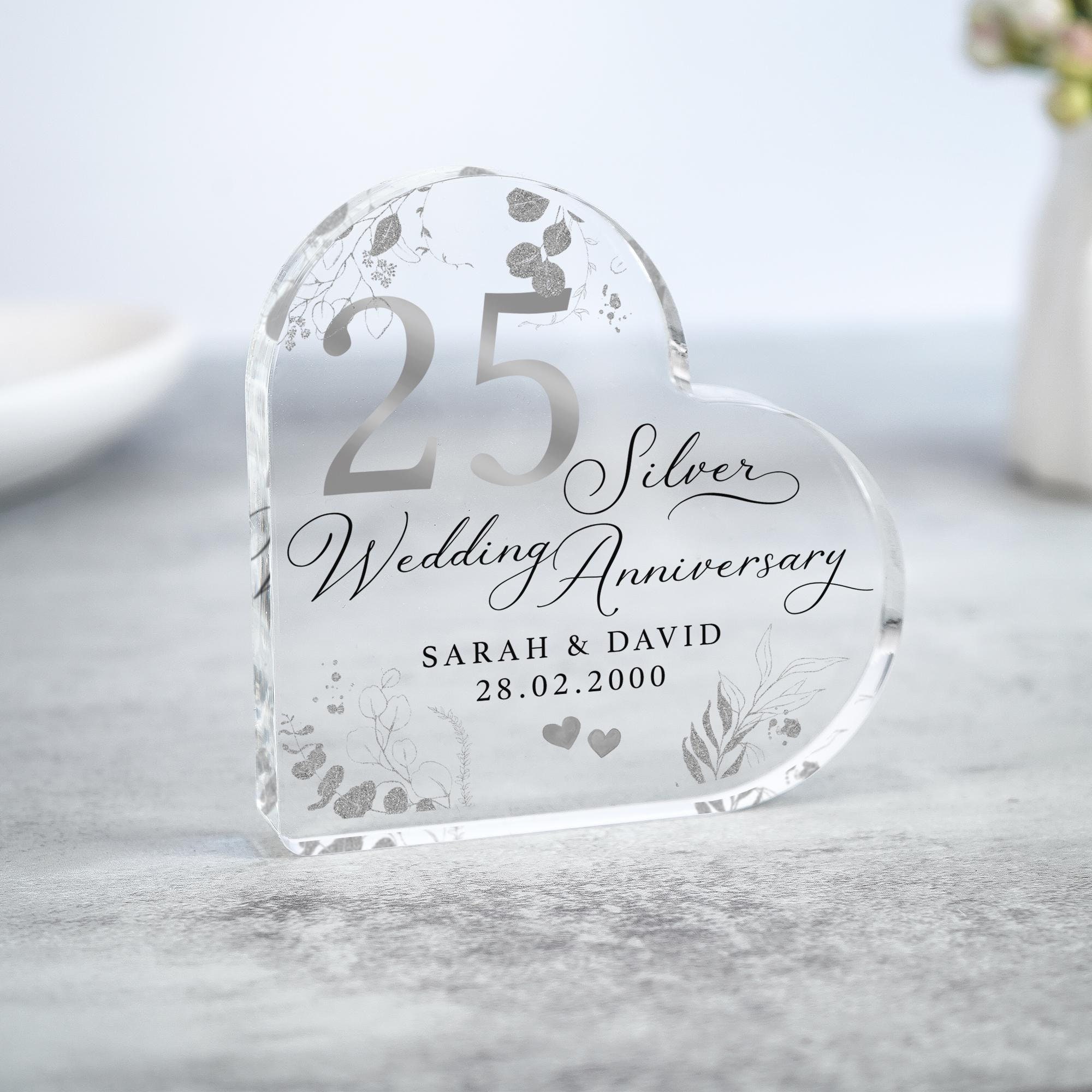 Regalos De Bodas Originales 25 Aniversario Boda De Plata, Lamparas