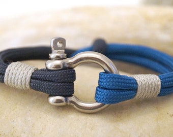 Maritime bracelet sailing line