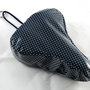 Saddle cover for children Rain cover for children's bikes Dots image 1