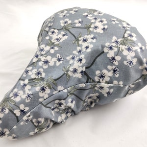 Bicycle saddle cover rain cover + anti-theft protection flowers