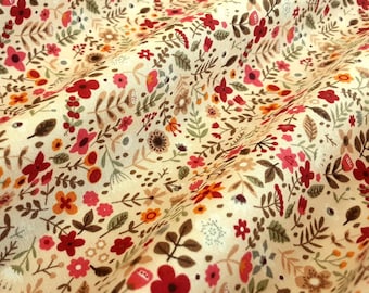 Liberty Style Vintage Ditsy Floral 100% Cotton Fabric by Rose and