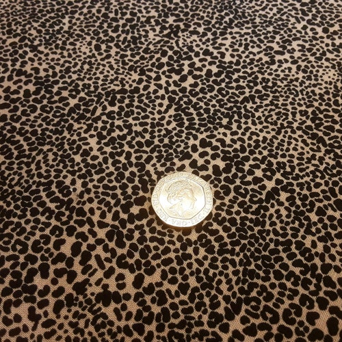 Animal Leopard Print 100% Cotton Fabric 112cm Wide. Small - Etsy UK Animal Leopard Print 100% Cotton Fabric 112cm Wide. Small - Etsy UK