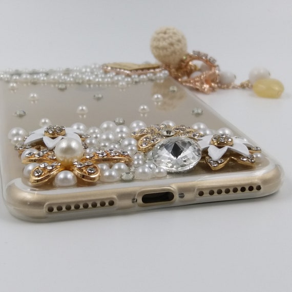 Small 12ss Clear Diamond Rhinestone BLING Bedazzled Back Case Made