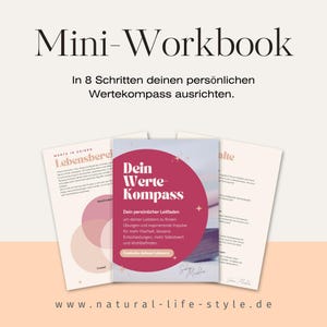 Your Values Compass – Interactive Mini Workbook for Self-Discovery, Personal Development & Life Orientation | 12 pages