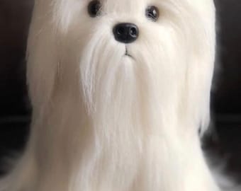 maltese plush toy