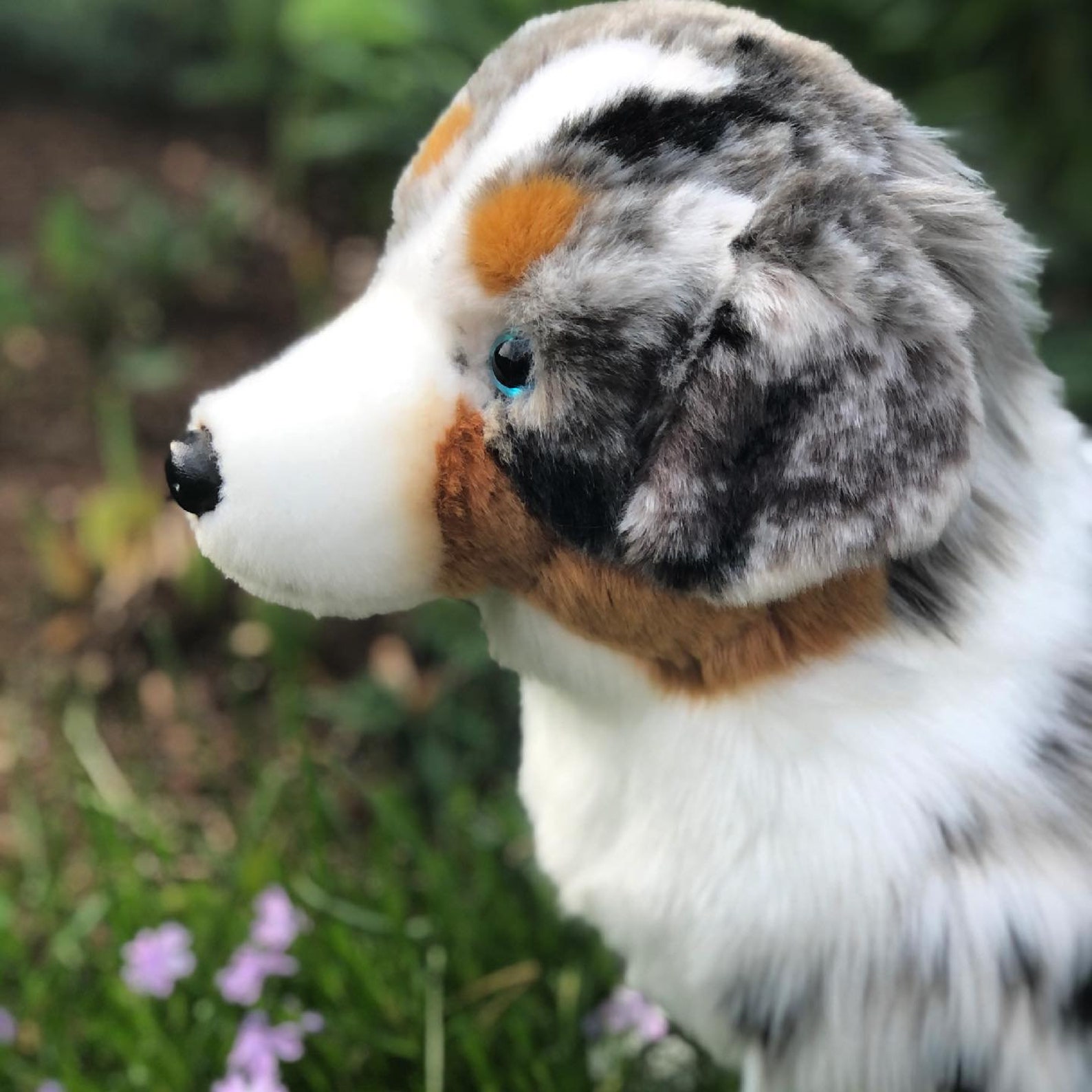 Australian Shepherd Plush Puppy Dog Stuffed Animal Etsy