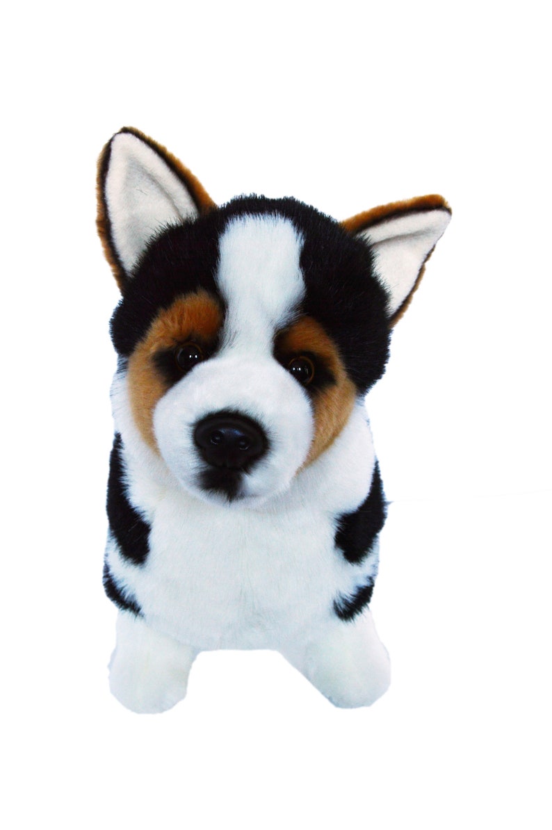 Tri Colored Corgi Plush Puppy Dog Stuffed Animal | Etsy