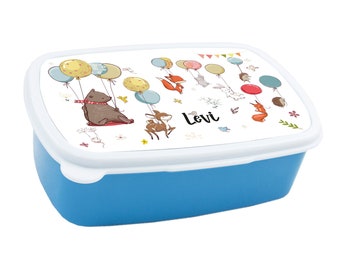 Brotdose Lunchbox "Waldtiere" personalisierbar