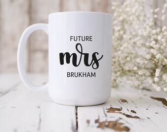 Personalized Cup Wedding Marriage Proposal Future Mrs
