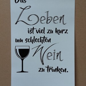 Aufkleber Schlechter Wein Weintüte Bild 2