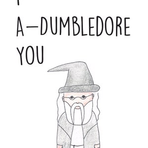 Postkarte Harry Potter I A-dumbledore You Bild 1