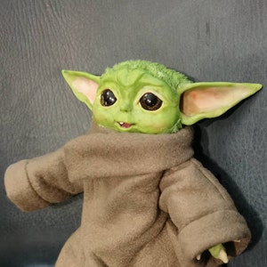 Baby Yoda TOY Tooth Mandalorian Star wars OOAK Art doll | Etsy