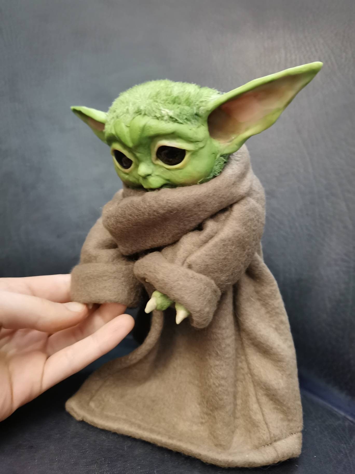 Baby Yoda TOY First Tooth Mandalorian Star wars OOAK Art doll | Etsy