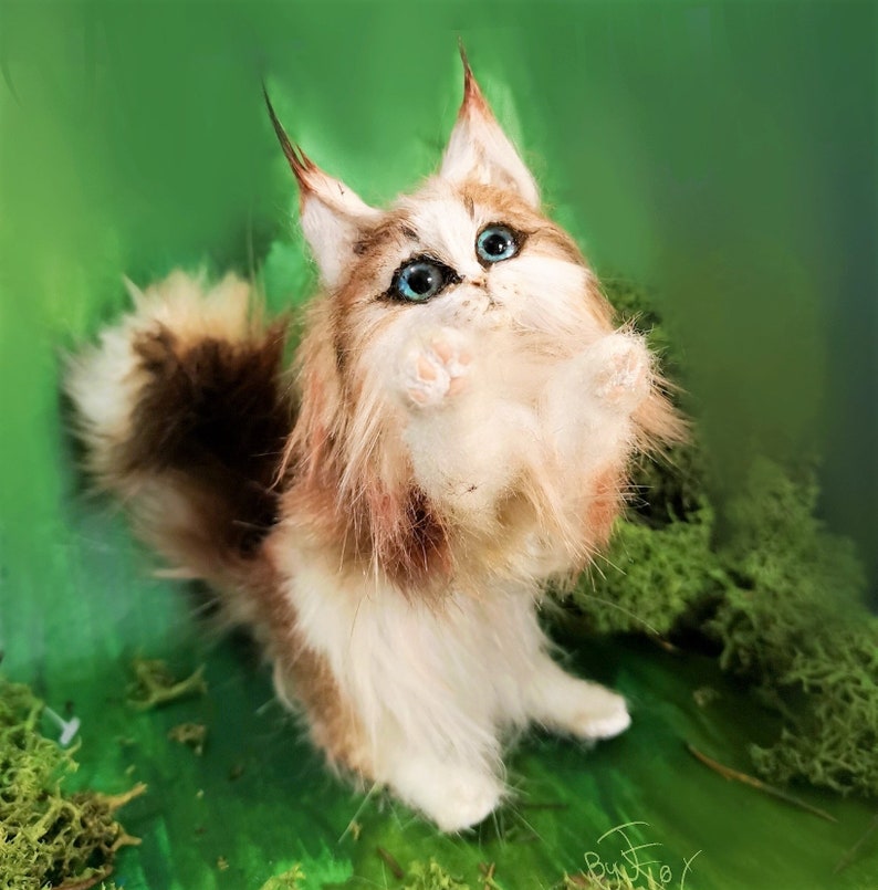 poseable cat model