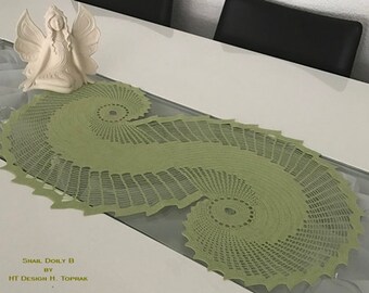 Crochet Pattern Snail Doily