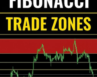 Auto Fibonacci Trade Zones MT4 Indicator | Gold, Forex, Indices, Bitcoin | Trade Smart Levels | Instant Download