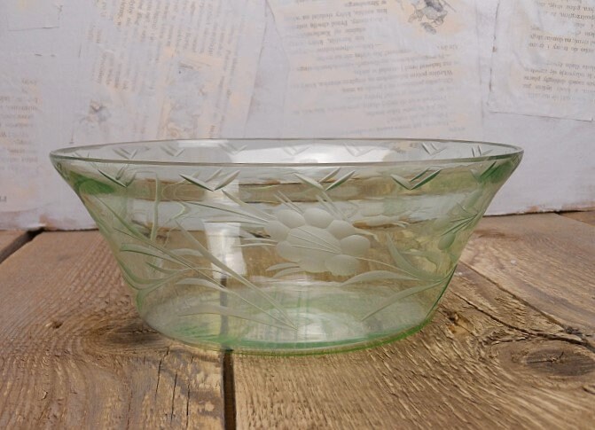 Bowl bowl fruit bowl satinfruit décor glass vintage 70s 80s GDR Bowl bowl fruit bowl satinfruit décor glass vintage 70s 80s GDR