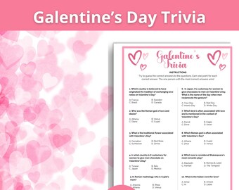 Valentijnsdag Trivia, Galentijnsdag Trivia-spel, Valentijnsdag Trivia-vragen met antwoorden