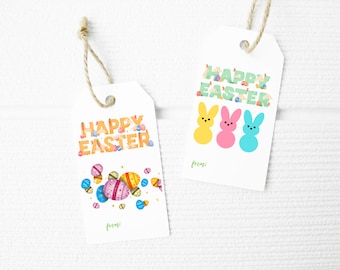 Easter Basket Tags, Easter Gift Tags, Treat Bag Tags, Easter Cookie Tags