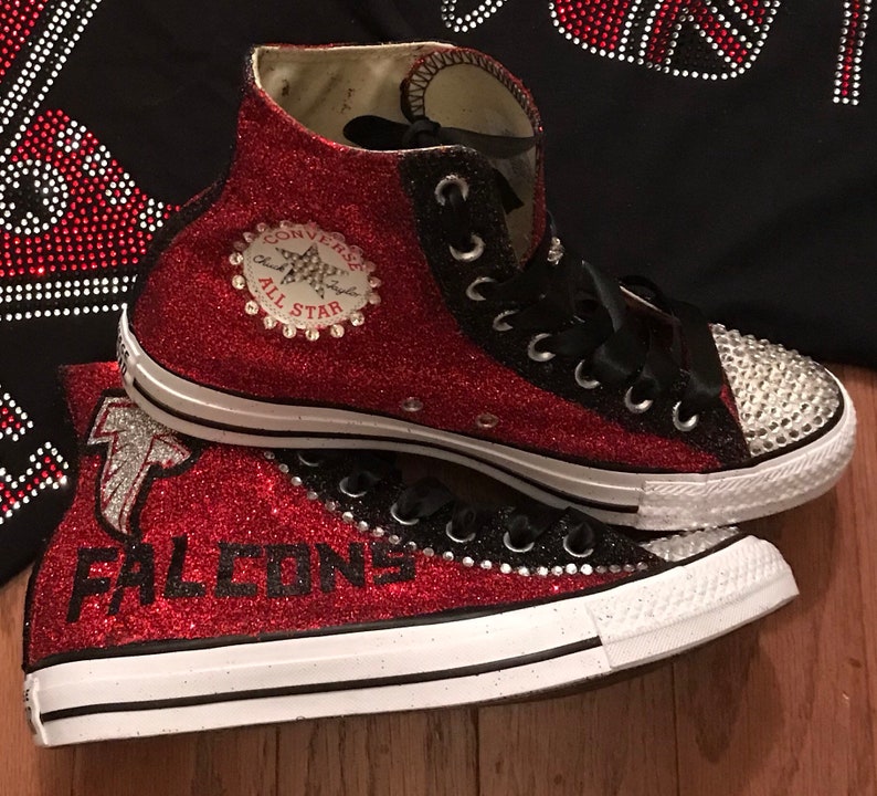 custom glitter sneakers