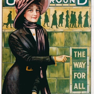57PCS London Underground Poster 1908-1933, London Underground Sign, London Underground, London Underground Print, London Underground Art image 7
