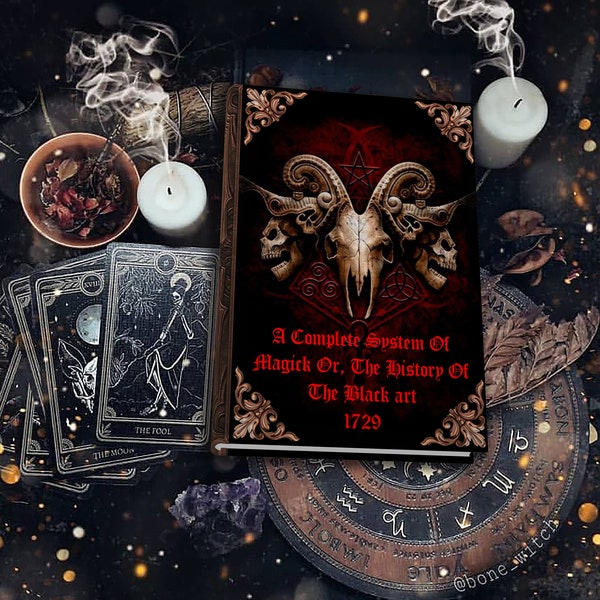 Black Magic Book, Witchcraft Book, Ceremonial Magick, Huge Witchcraft Kit, Witchcraft Kit, Blood Incantation, Witchcraft Starter Kit