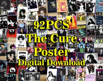 92PCS Alternative Rock, Alt Rock, Post Punk Poster, New Wave Poster, Dream Pop Poster, Alternative Rock Poster, Gothic Rock Poster