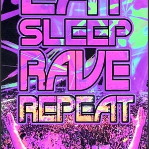 101PCS Rave Poster, Rave Flyers, 90s Rave Poster, Rave Decor, Rave Print, Rave Wall Art, Album Cover Posters, Band Posters, Concert Poster image 2