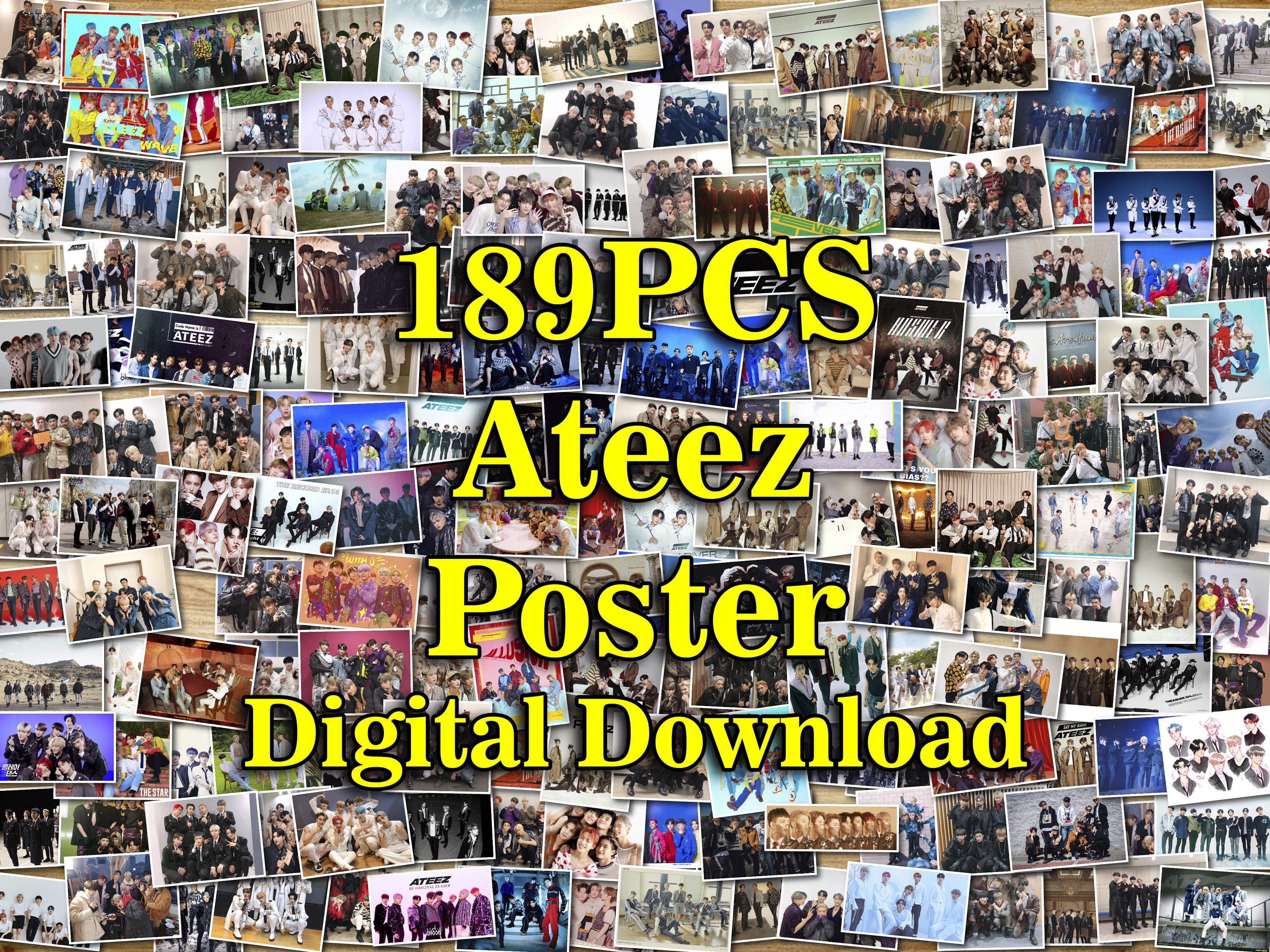 ATEEZ Printable Art, Ateez Wall Art, Atiny gift, OT8, ot8 Ateez Poster sold  by Fredrika, SKU 42883021