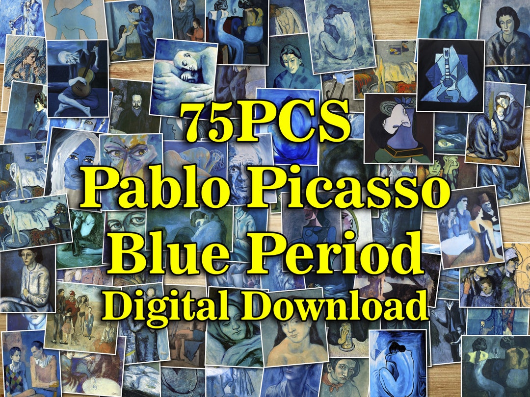 Picasso Blue Period, Picasso Collage, Picasso Inspired, Picasso