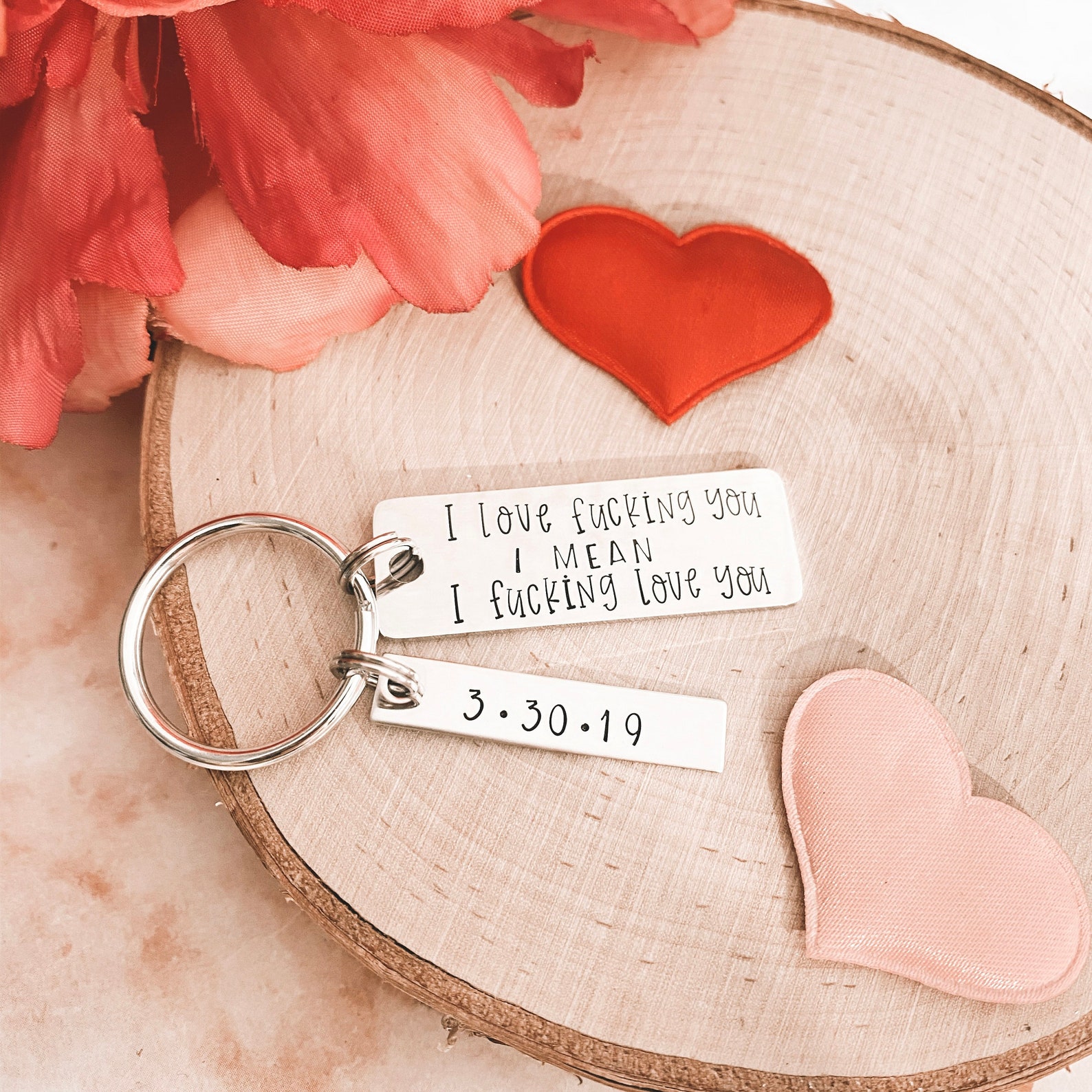 Naughty Keychain Valentines Day gift gift for him her Etsy