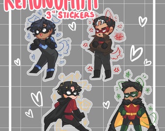 BATFAM Kemono Stickers