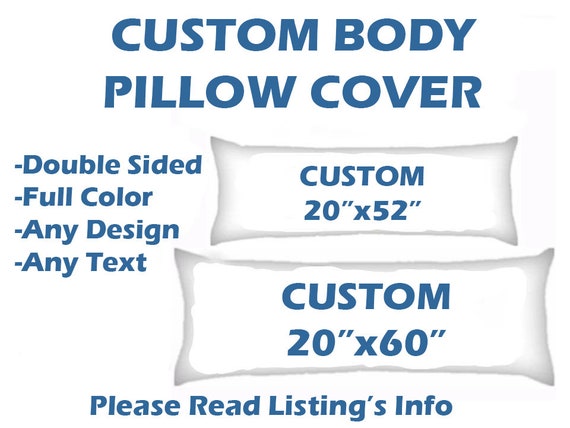 custom body pillow cases cheap