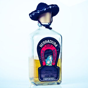 Bottle adornment Mexican Mariachi Sombrero